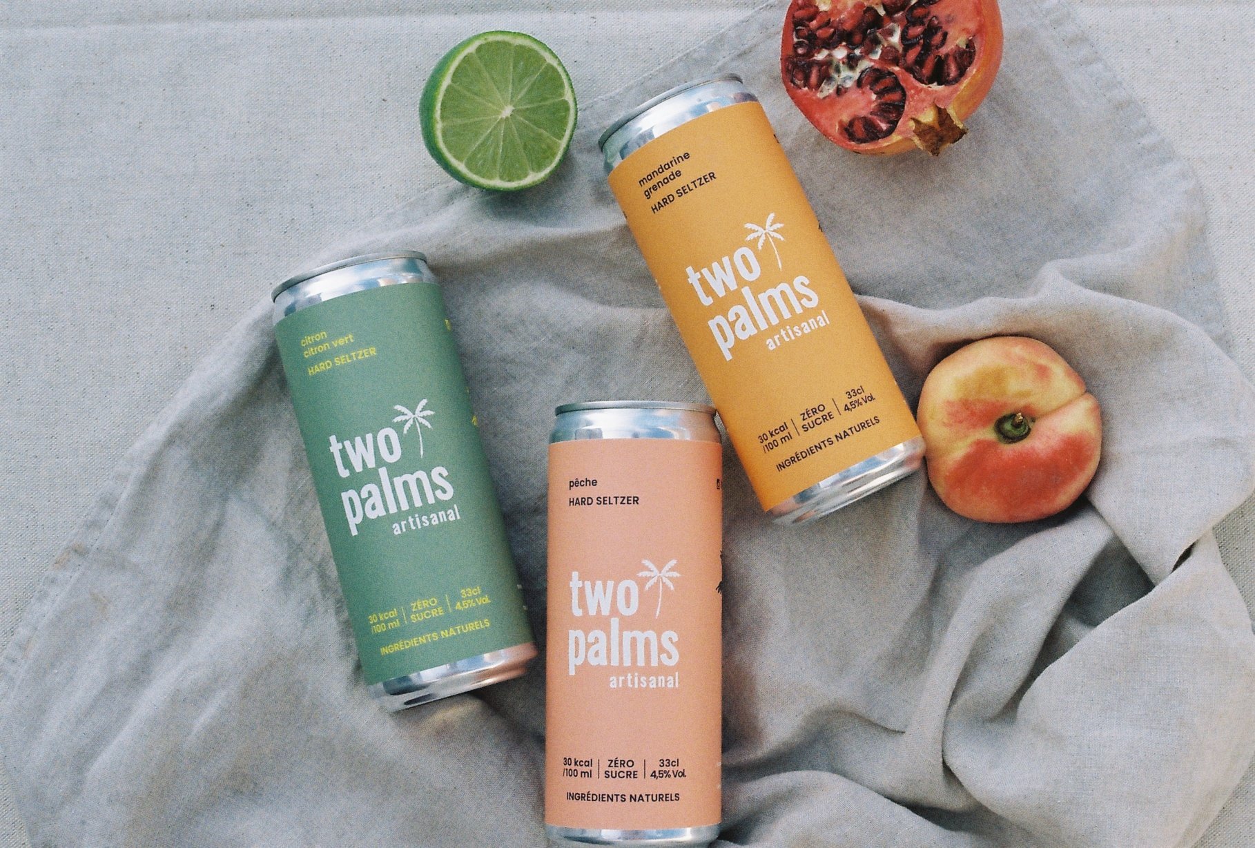 Boisson Hard Seltzer  Citron ou Mandarine