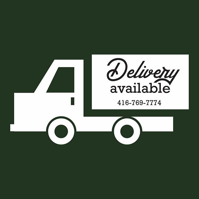 In order to serve our customers as best we can during the Covid-19 pandemic, we are offering delivery along with curbside pick-up. Delivery is subject to availability, so please be sure to check with us when you call to place your order.
As always, s