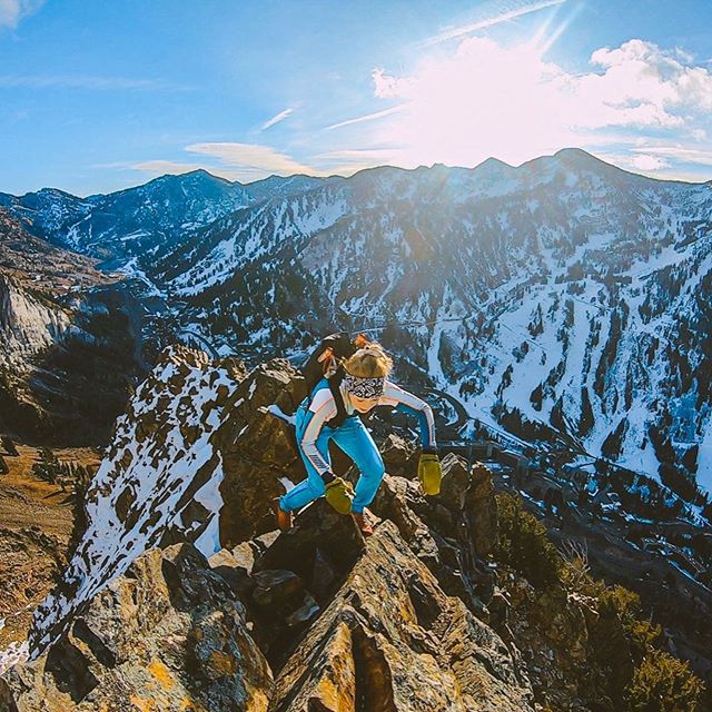 Project: Last chance Activity 
Athlete: @madisonnnrose Getting her afternoon activity in before the change in weather charging up the Southridge of Mt Superior
Location: #utah 
#photography #skiing #amazingplaces 
#commercialphotography #photographer