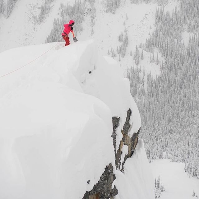 Project: Safety Keepers. 
Rely on @Mammut safety and rescue products to keep you safe when traveling in the Backcountry. 
Ambassador @hollywalker testing the waters for a safe entry. 
Go farther with confidence in the backcountry. Location: #Canada ?