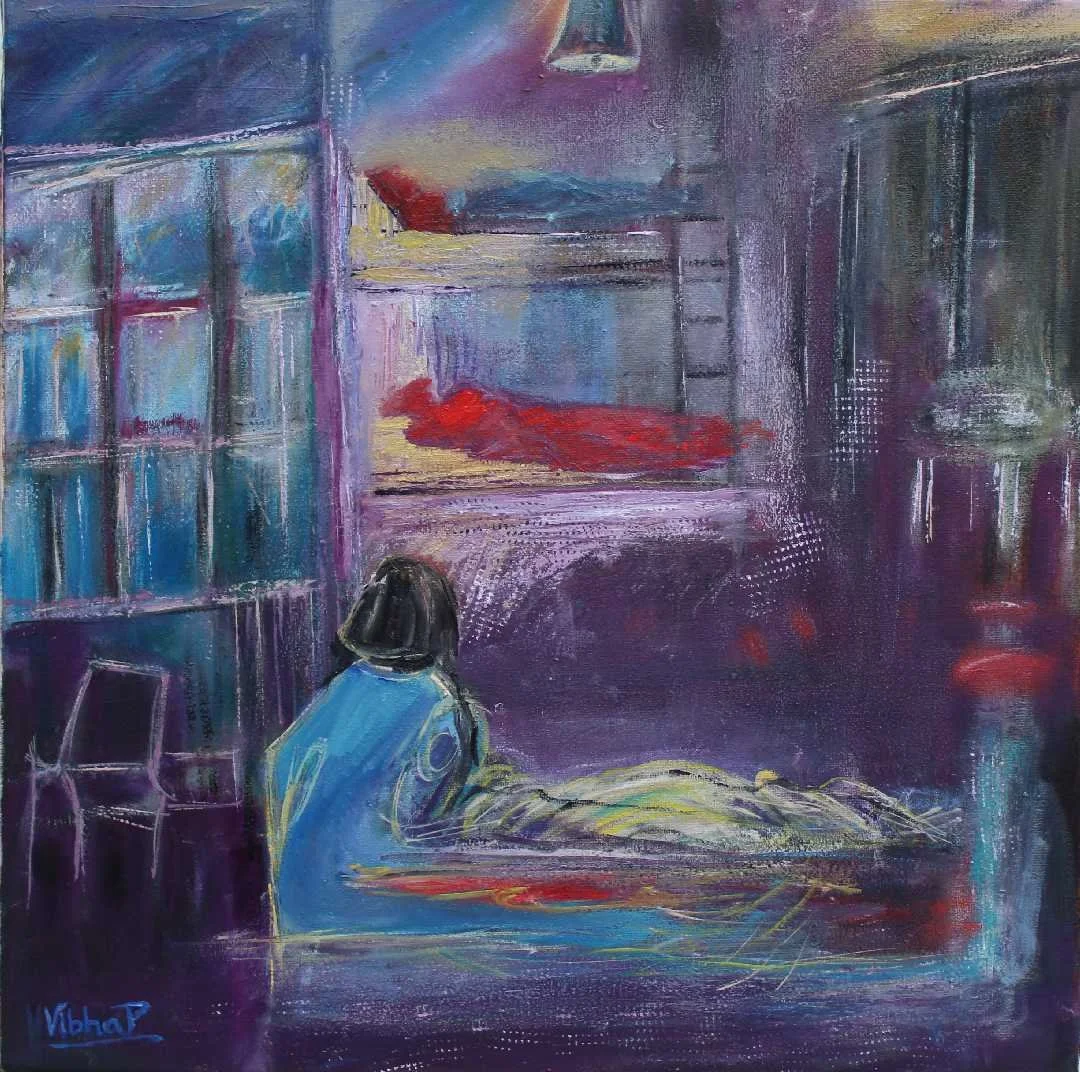 Morning light (2025)
Oil on canvas 
40 x 40 cm