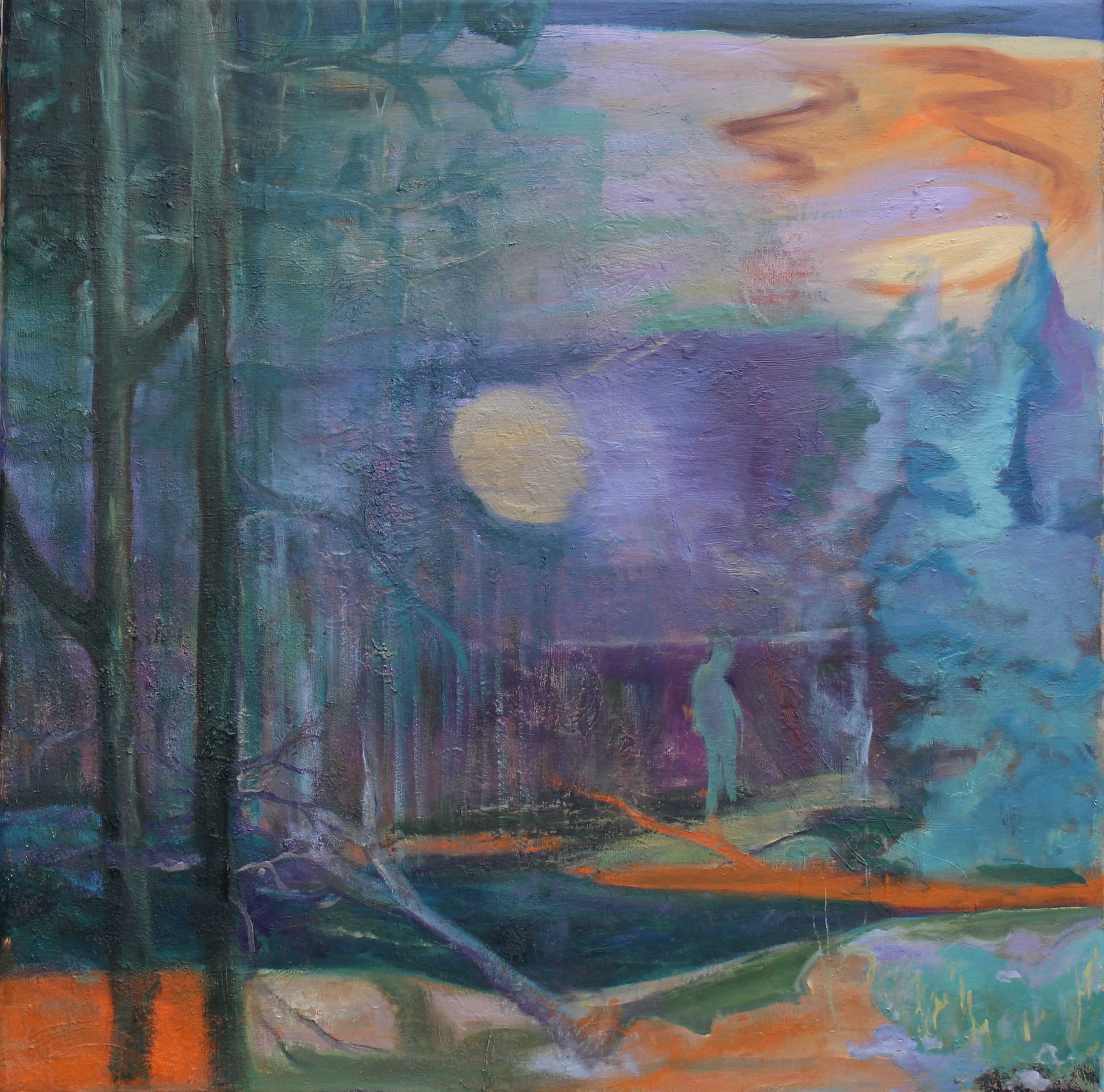 Dawn in the woods (2026)
Oil on canvas 60 x 60 cm

