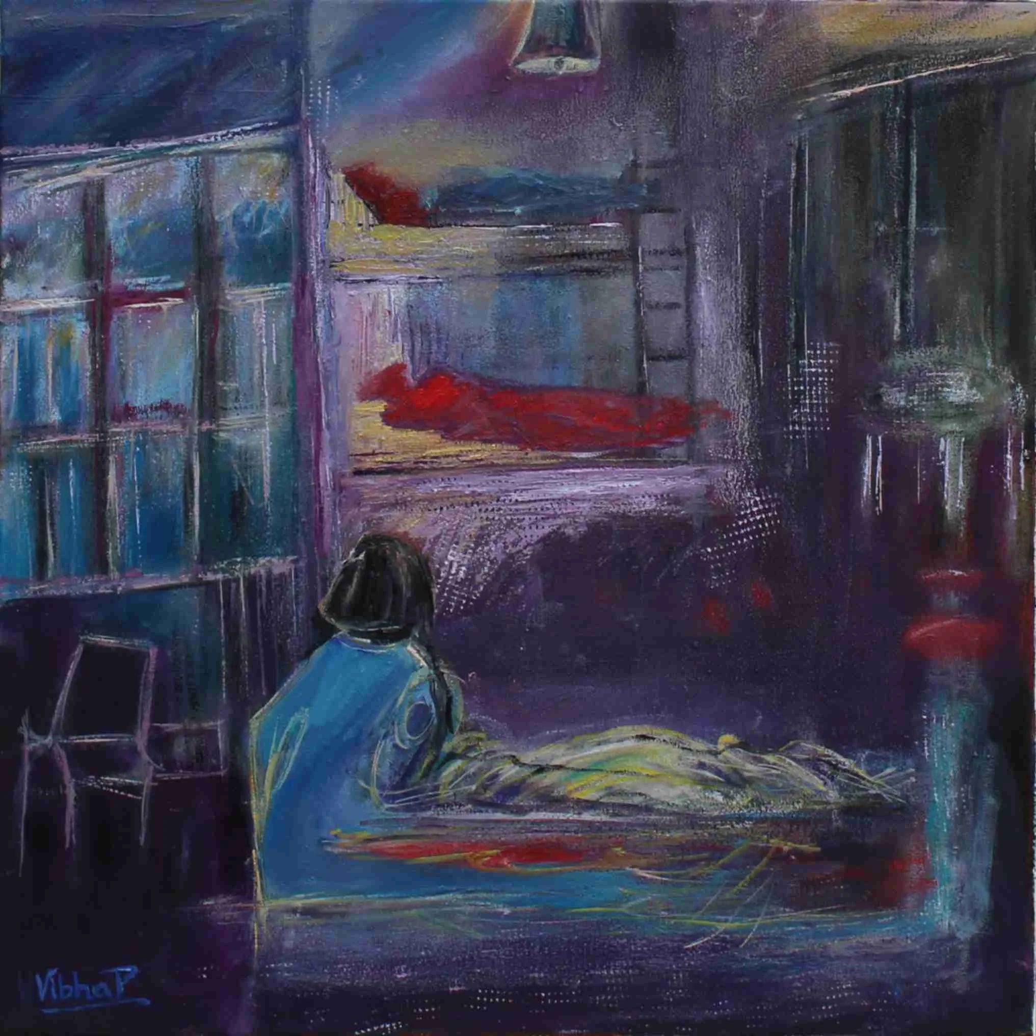 The morning light (2025) 
Oil on canvas 50 cm x 50 cm 