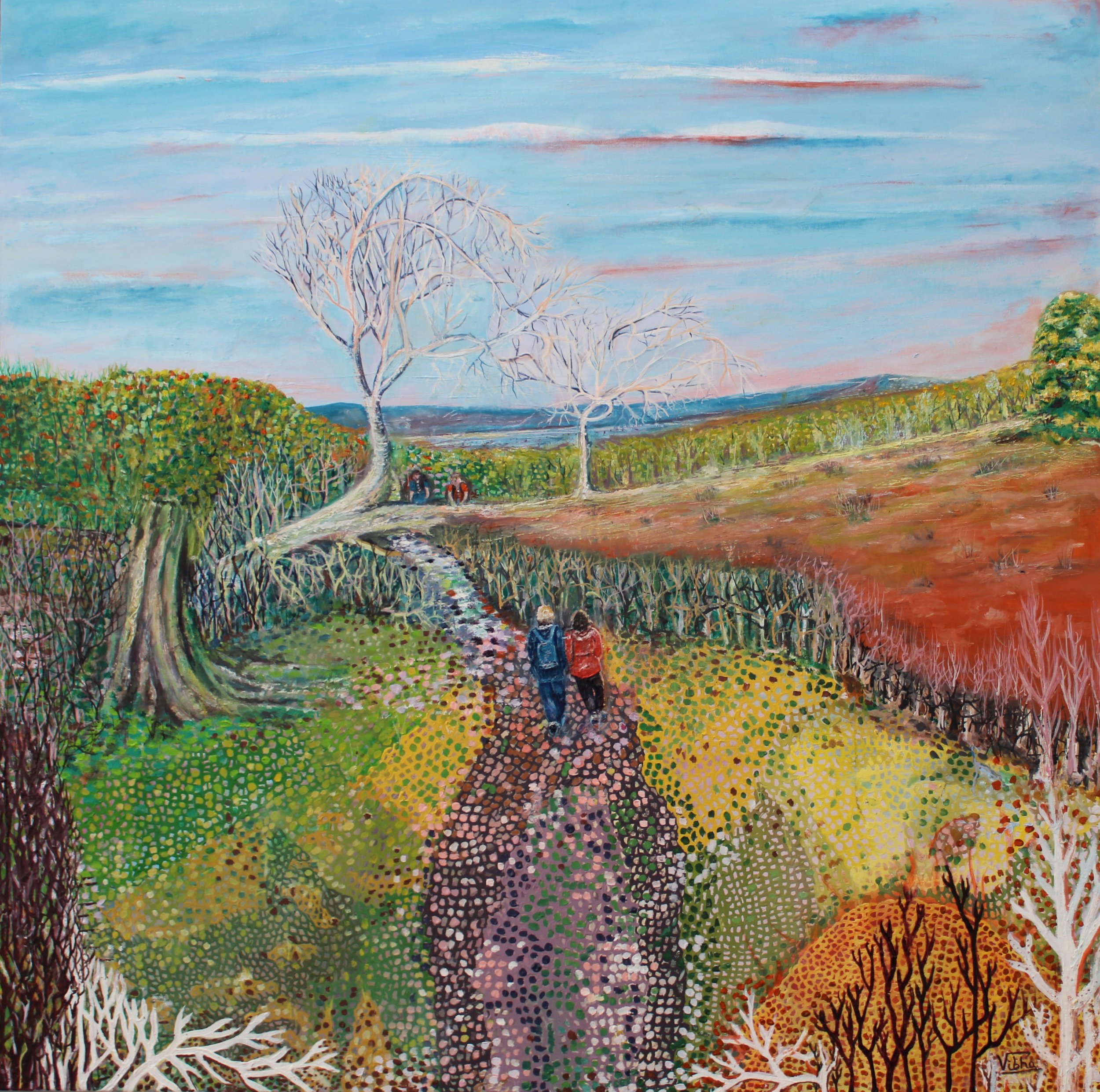 The rhymer’s eildon tree (2020)
Oil on canvas 70 x 70 cm

