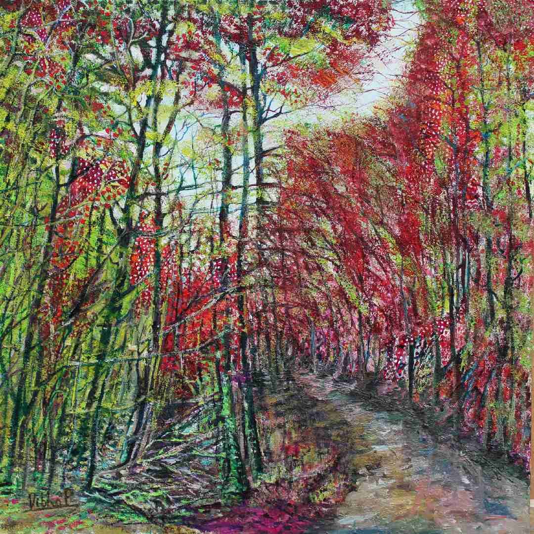 The forest (2025)
Oil on canvas board
40 x 40 cm
