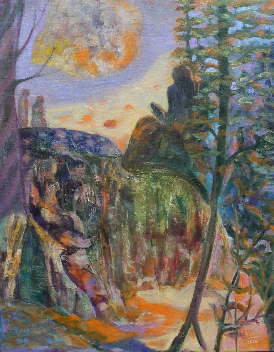 The Highland raga (2026)
Oil on Belgian linen 
56 x 71.3 cm 
