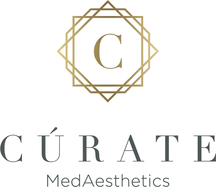 Curate MedAesthetics logo faux gold charcoal 445 type.png