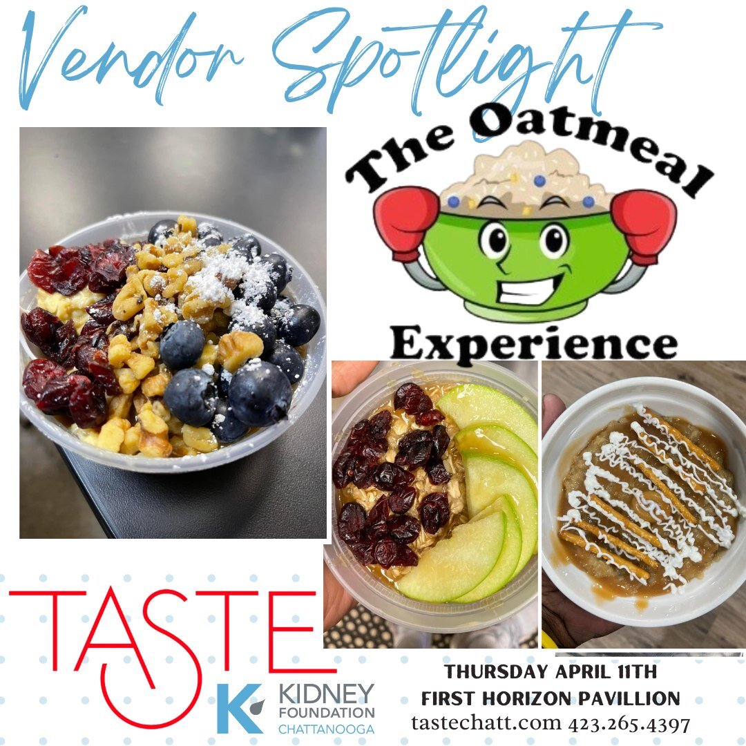 You've never experienced oatmeal like 🌟this🌟, At TASTE stop by and see our good friends with @The Oatmeal Experience LLC  for a healthy + tasty treat!
Listen, tickets are moving and grooving, you MIGHT want to get yours quick! 
https://www.tastecha