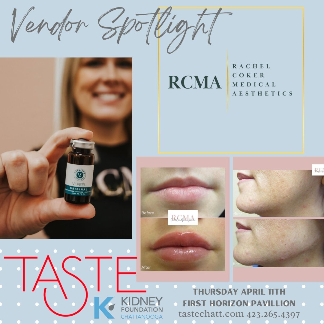 With TASTE being less than 2 DAYS away, oh and only 20ish tickets left 😱, we are excited to showcase another great retail vendor that will be at TASTE! 
Rachel Coker Medical Aesthetics  will be at Taste with:
-20% off of all skincare products
-15% o