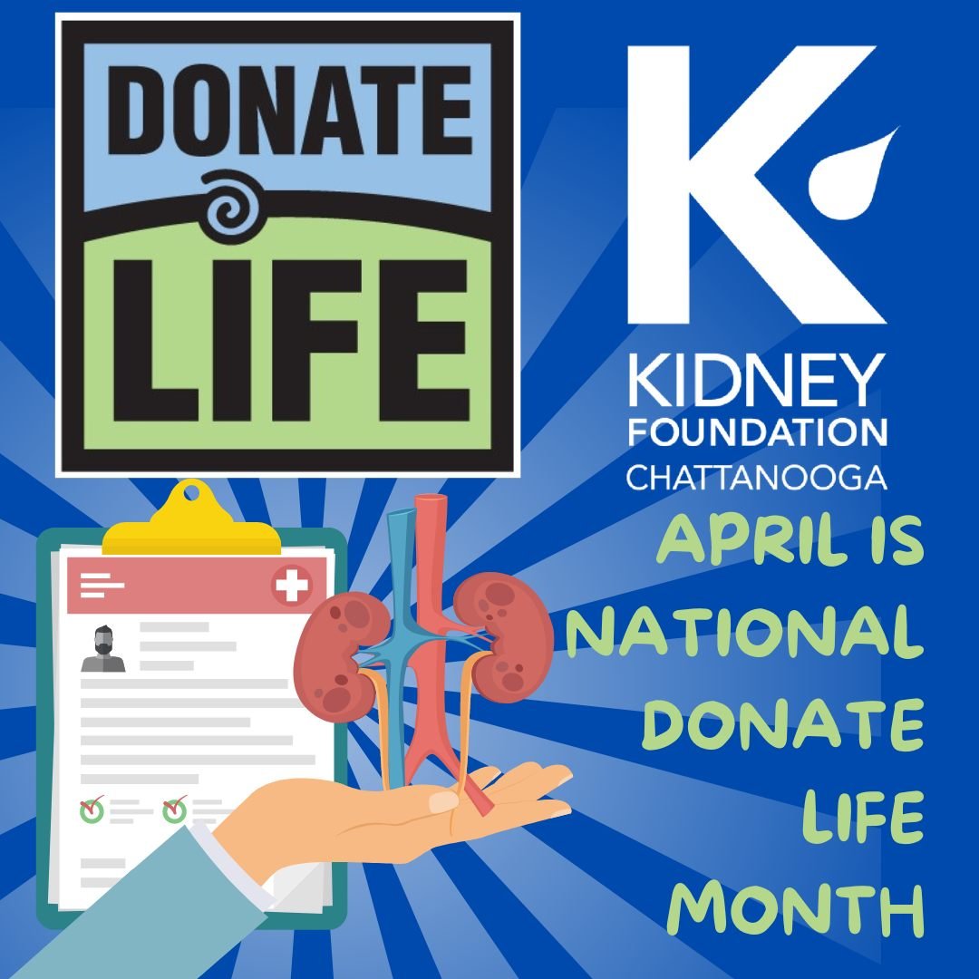 April is #DonateLifeMonth, and organ donation is so important.
Did you know:
-Another person is added to the waiting list every 8 minutes 
-16 people die each day while waiting for an organ transplant
-One organ, eye and tissue donor can help/save 75