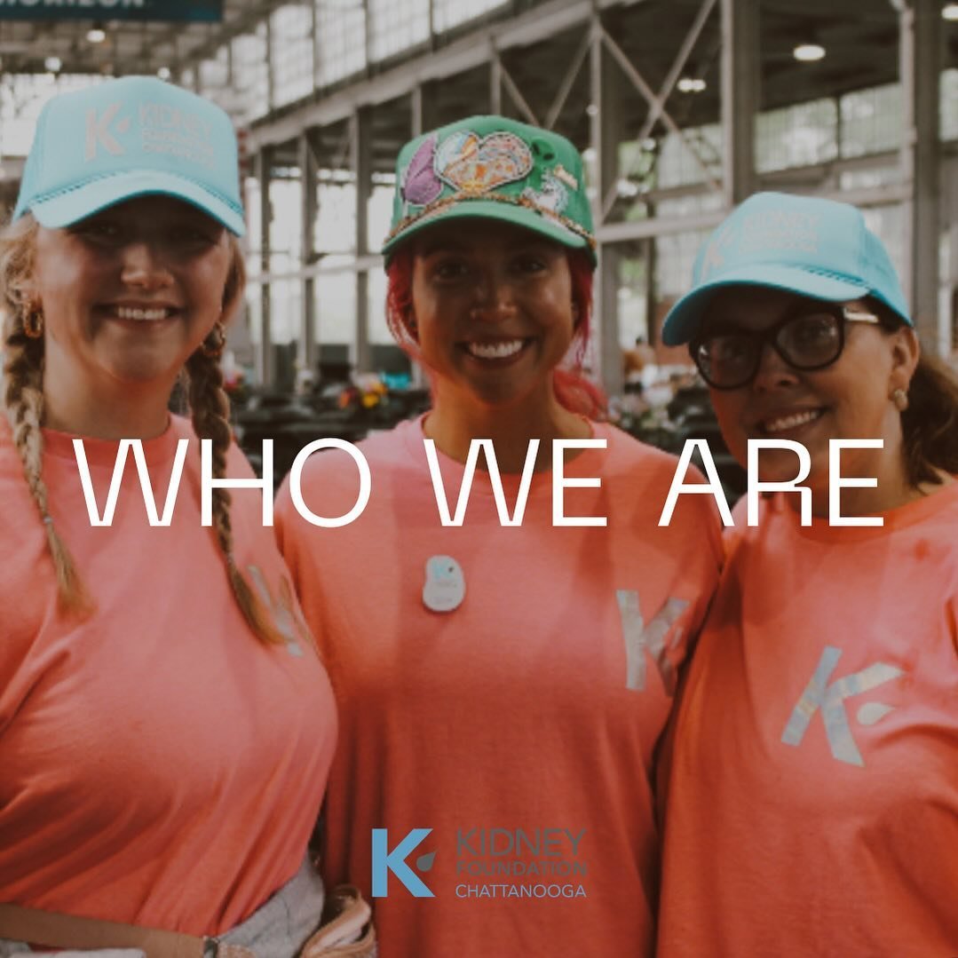 Chattanooga&rsquo;s Local Kidney Foundation // 

WHO WE ARE:

The Kidney Foundation of the Greater Chattanooga Area, Inc. was formed as a non-profit volunteer health organization dedicated to improving the lives of those diagnosed with kidney disease