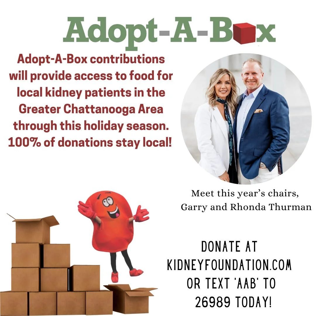 We're now accepting Adopt-a-Box applications and donations! This year, the need is greater than ever.
With recent changes to government food assistance programs, many of our kidney patients won't receive their expected benefits this month. For famili