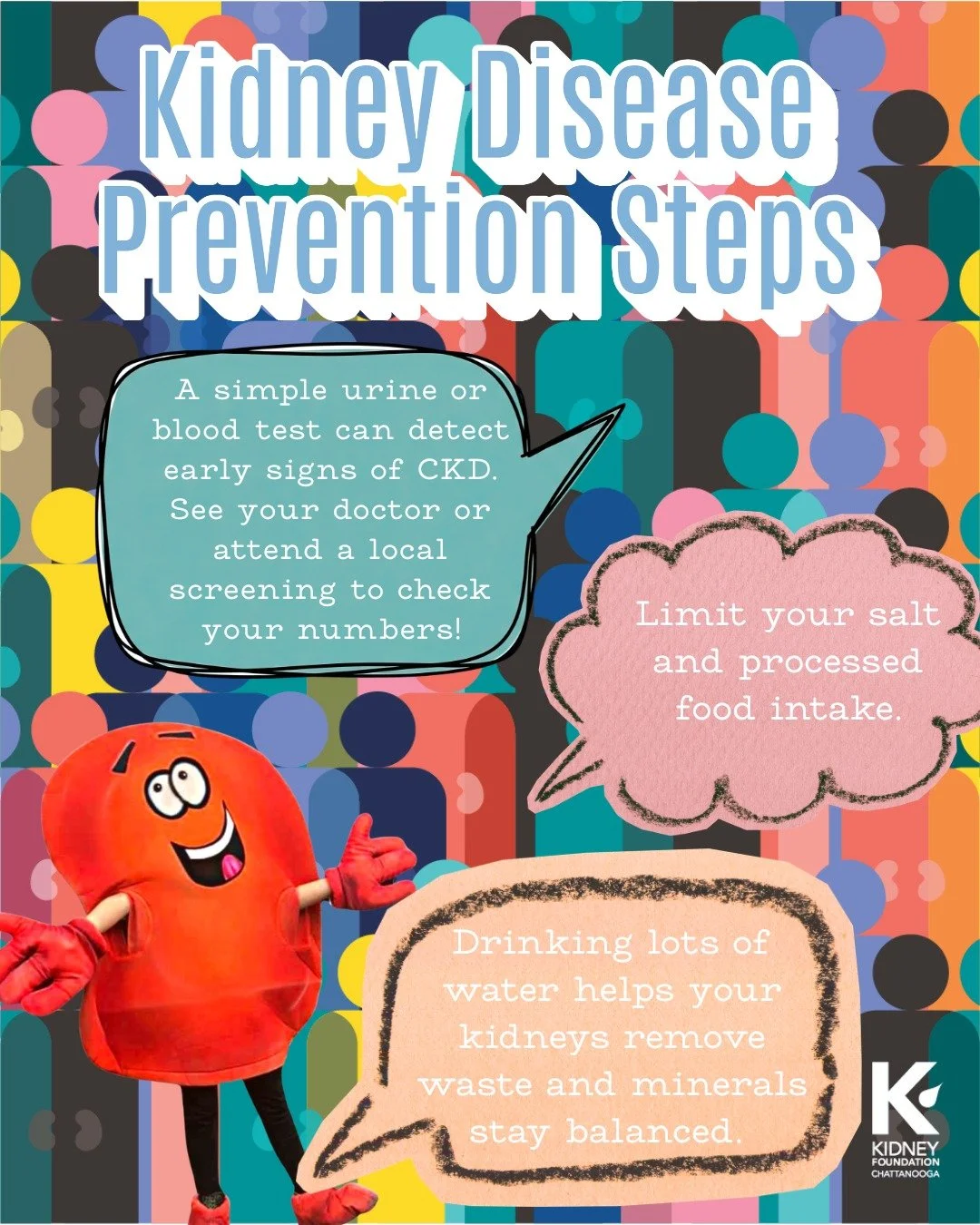Kampbell has some important reminders for you this Kidney Month:

-1 in 7 adults has chronic kidney disease and most have no idea. The good news? There are simple steps you can take right now to protect your kidneys and catch problems early. 

-Get y