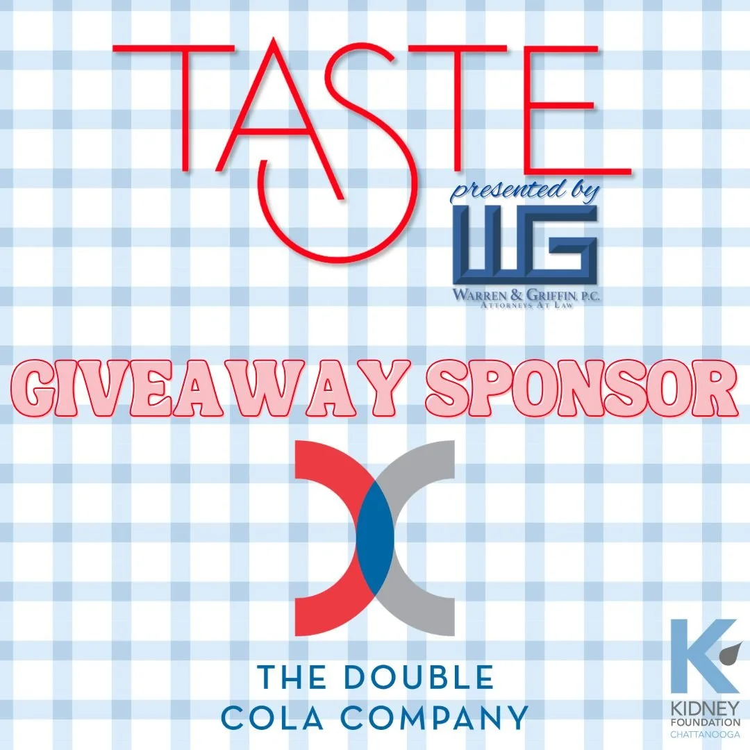 A final THANK YOU to our remaining Sponsors who are helping make TASTE amazing! ⭐ We're so appreciative of your support that is directly helping kidney patients in our community.
We can't wait to see you all TOMORROW at The Signal! 🍿🍕🍦