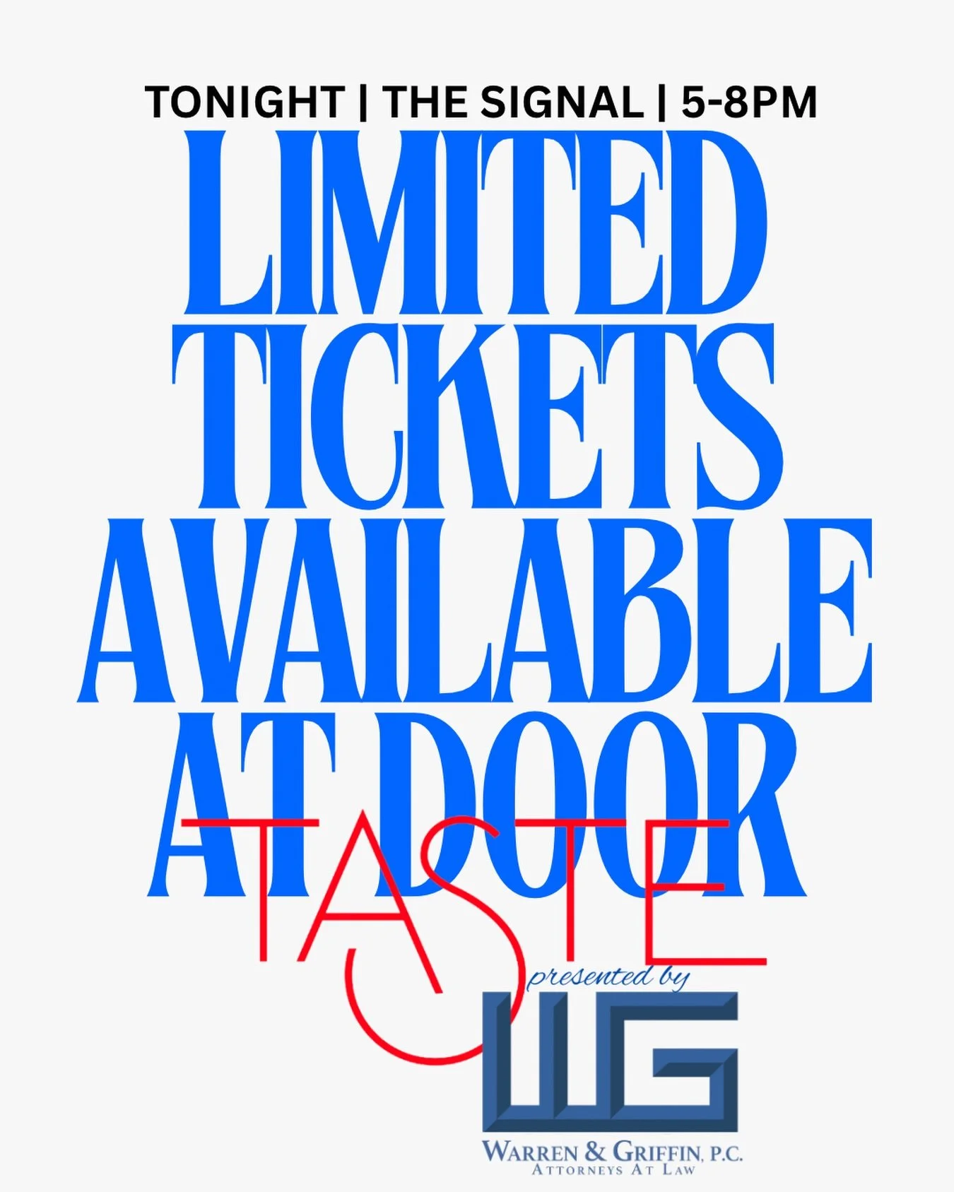🚨 TONIGHT 🚨

Taste of Chattanooga is officially HERE&mdash;and we have a very limited number of tickets available at the door for $65 🎟️

📍 The Signal
⏰ 5&ndash;8 PM
🍴 30 incredible food vendors

If you&rsquo;ve been thinking about coming&hellip