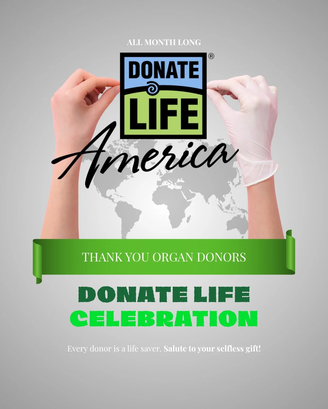April is Donate Life Month 💚

One decision&mdash;checking that box&mdash;can save up to 8 lives and heal countless others through tissue donation. It&rsquo;s not just a choice&hellip; it&rsquo;s a legacy.

Every day, people are waiting. Waiting for 