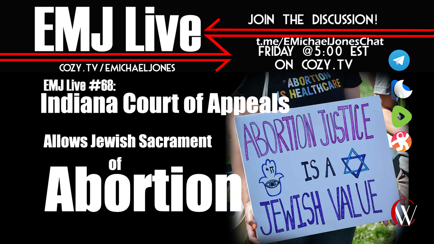 EMJ Live 68: Indiana Court of Appeals Allows Jewish Sacrament of Abortion