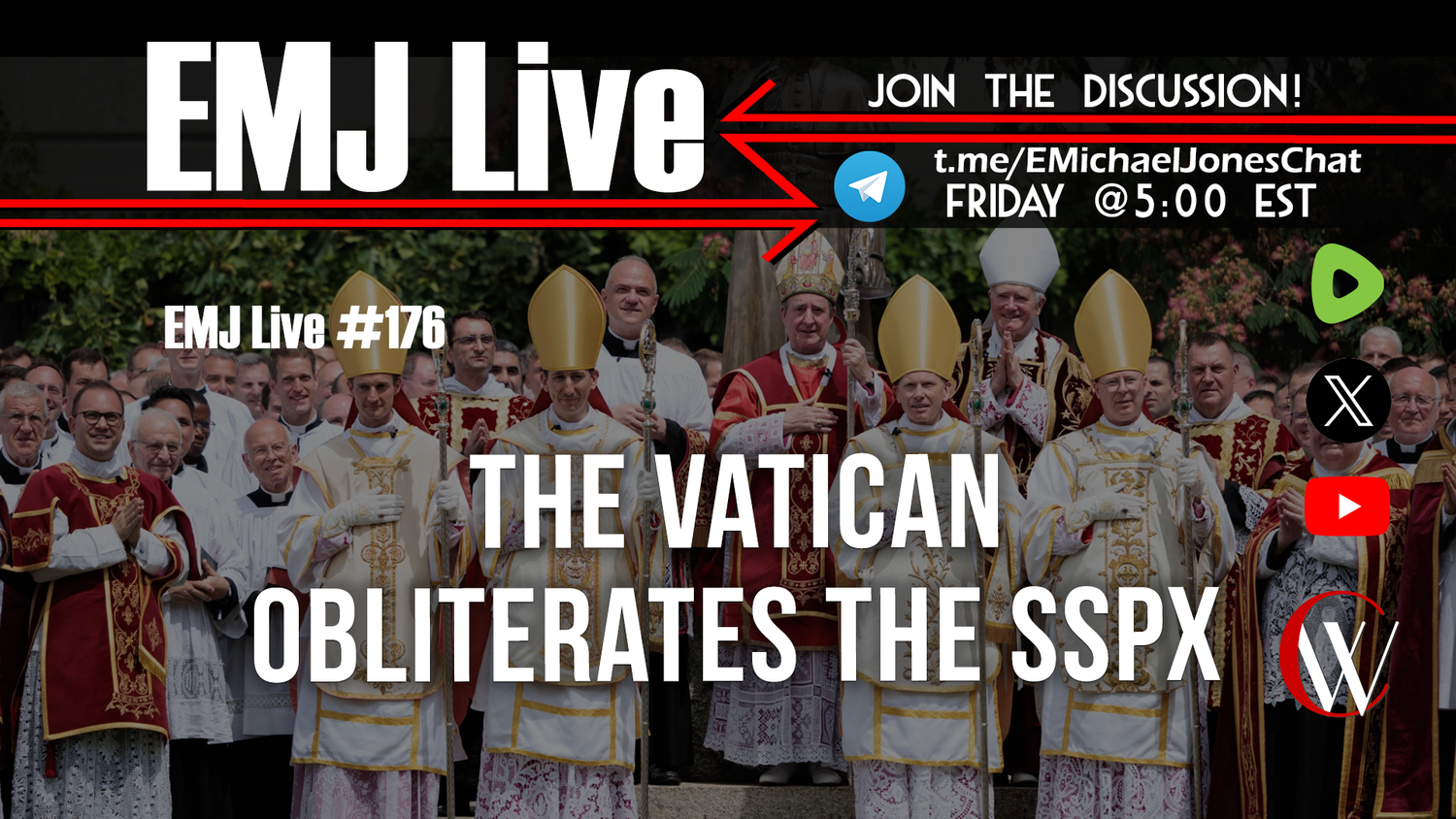 EMJ Live #176: The Vatican Obliterates the SSPX episode artwork
