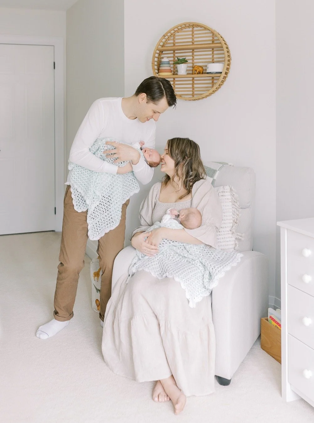Double the bundle of joy 🥹. 

This session is an oldie, but still one of my favorites 😍. I can't wait to see this sweet family again next month!