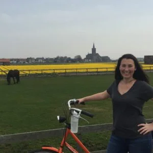 Biking the Tulip Fields Outside Amsterdam