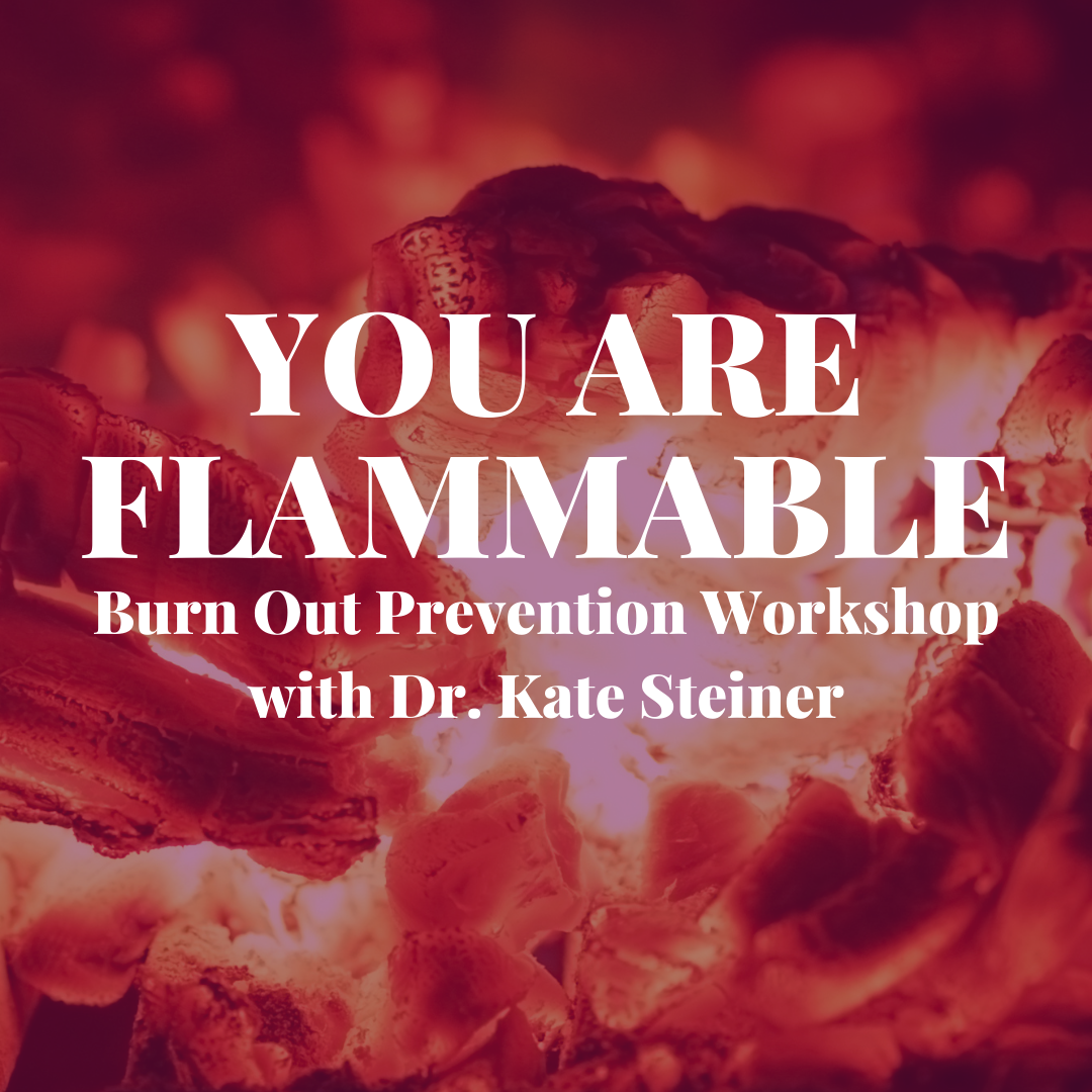 You Are Flammable: Burn Out Prevention Workshop