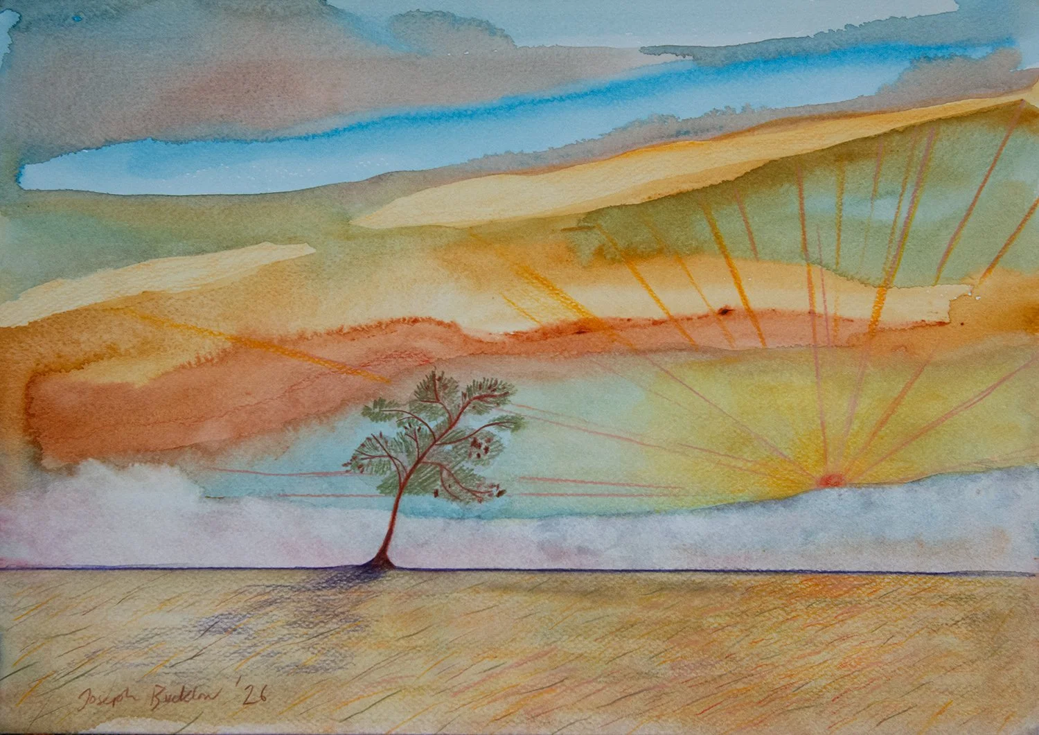 Autumn Journal 32 • Watercolour on Paper • 30 x 42 cm. Sept 2026.