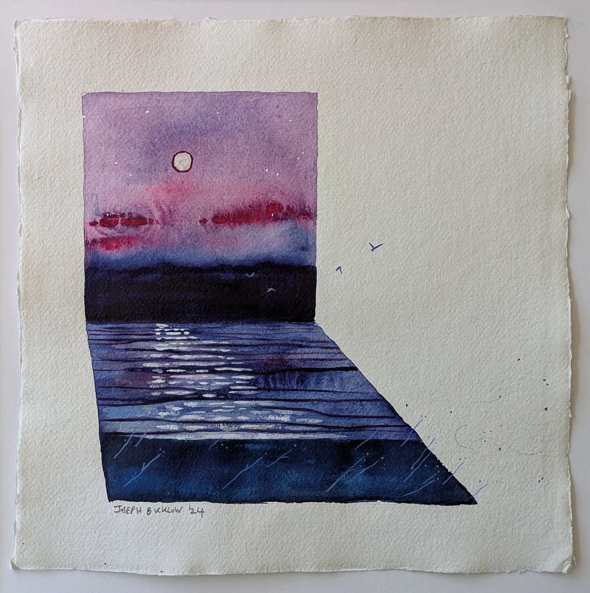 Untitled • Mixed Media on Paper • 30 x 30 cm. 2024/25.