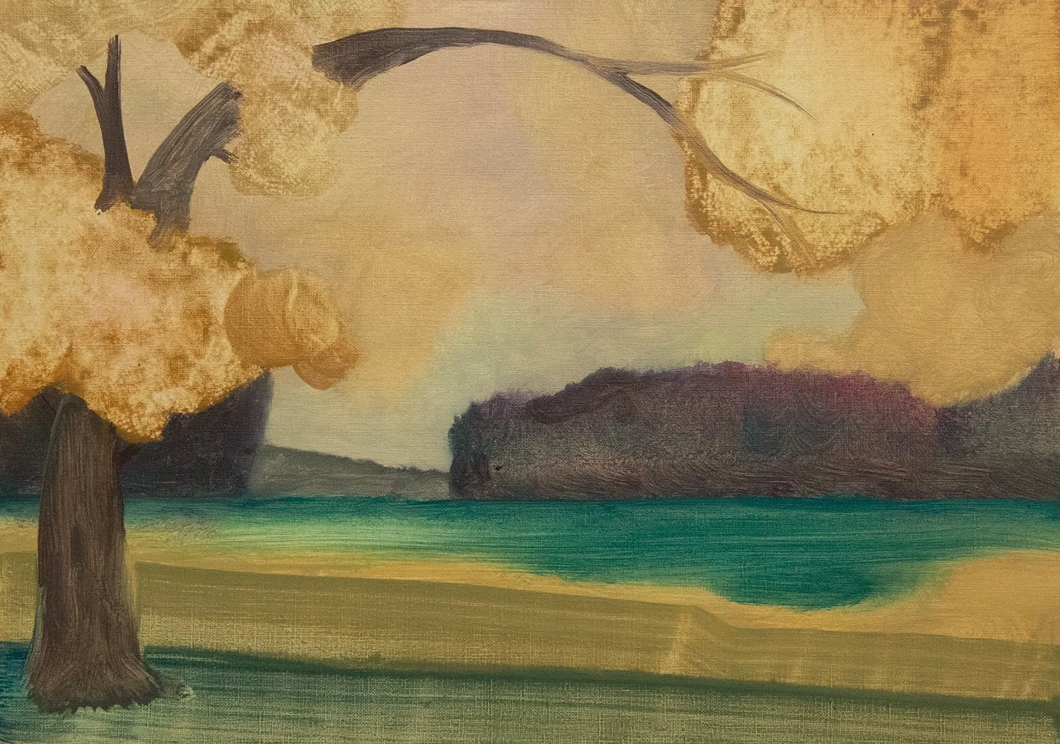 After the Spring Rain • Oil on Paper • 30 x 42 cm. 2026.