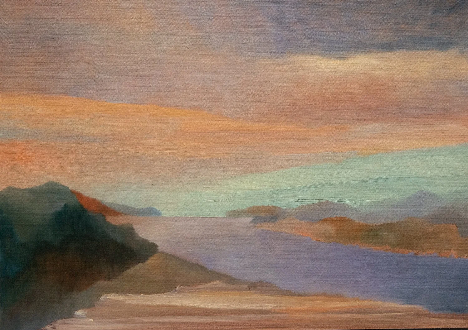 Untitled • Oil on Paper • 30 x 42 cm. 2026