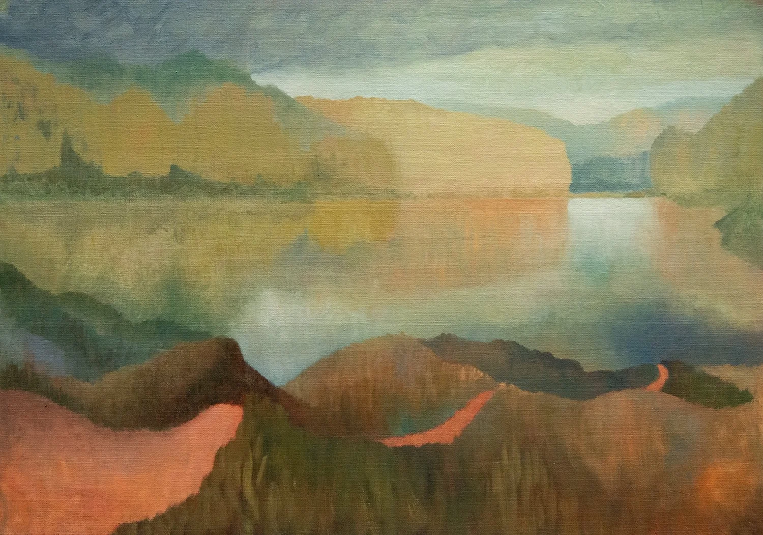 Untitled • Oil on Paper • 30 x 42 cm. 2026