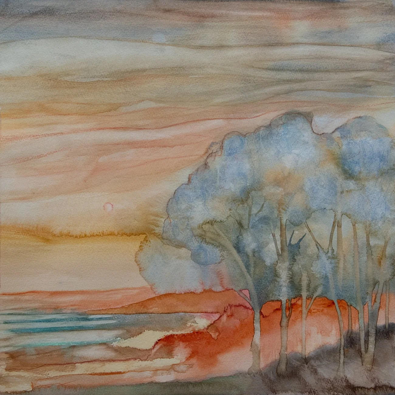 A Summer Passing • Watercolour on Paper • 41.5 x 42 cm. 2026.