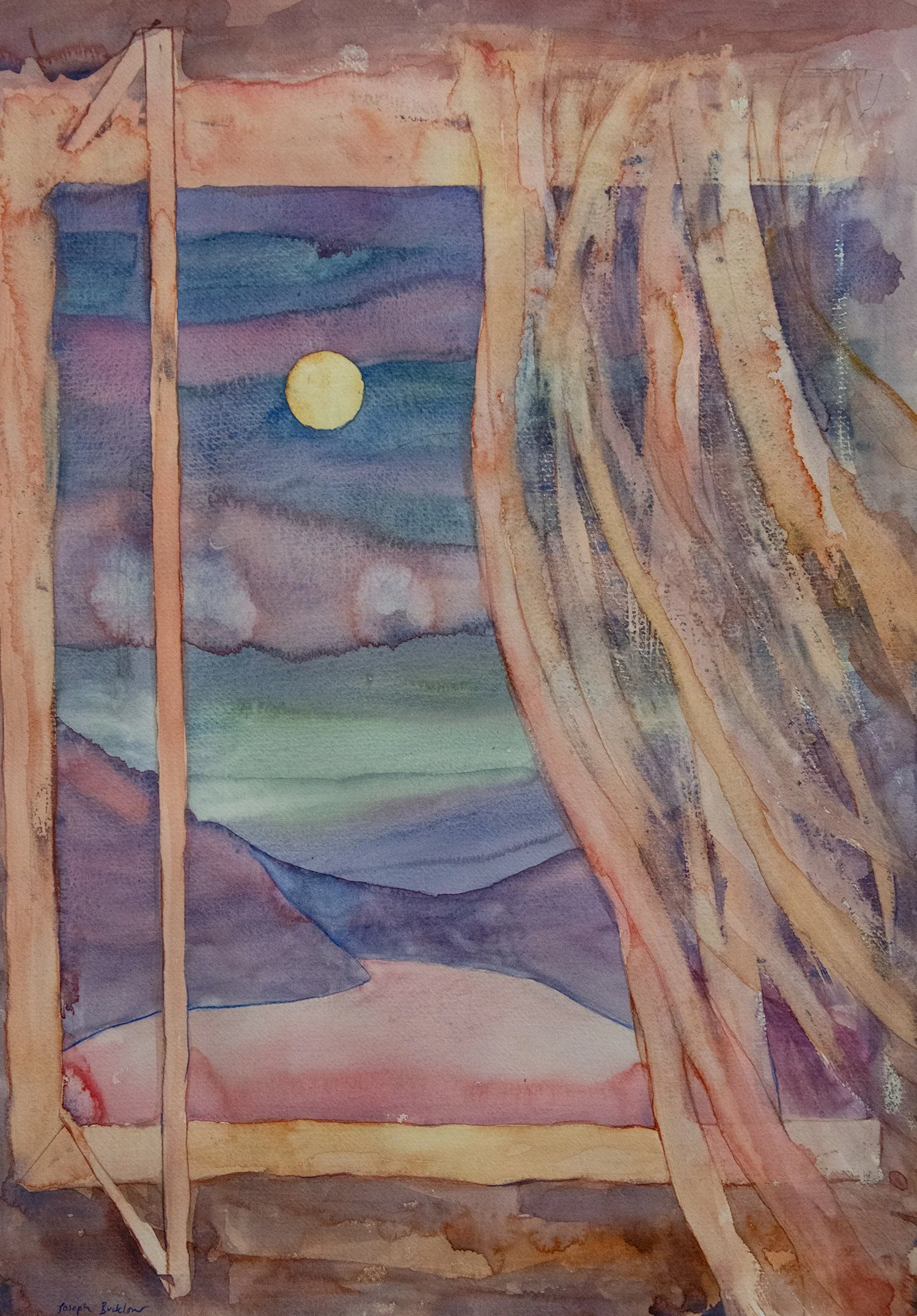 The Nostalgia for Dreams • Watercolour on Paper • 59 x 42 cm. 2026. 