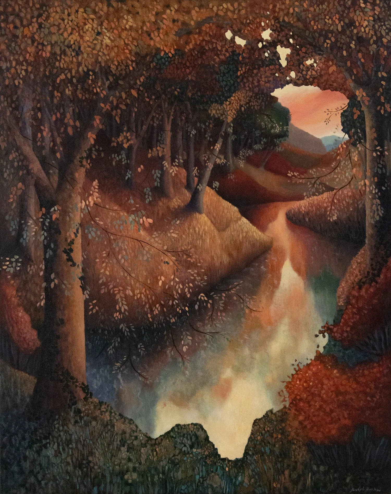 October's Hollow • Oil on Canvas • 100 x 80 cm. 2026