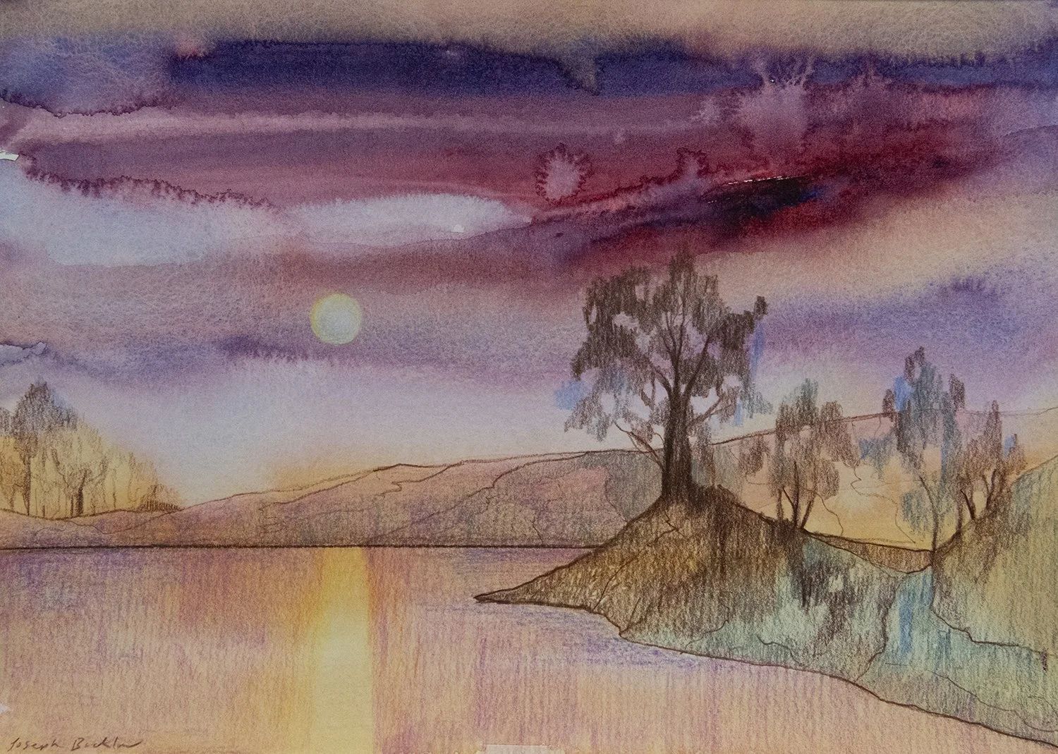 Slower than the Change of Daylight • Mixed Media on Paper • 30 x 42 cm. 19th June 2026..