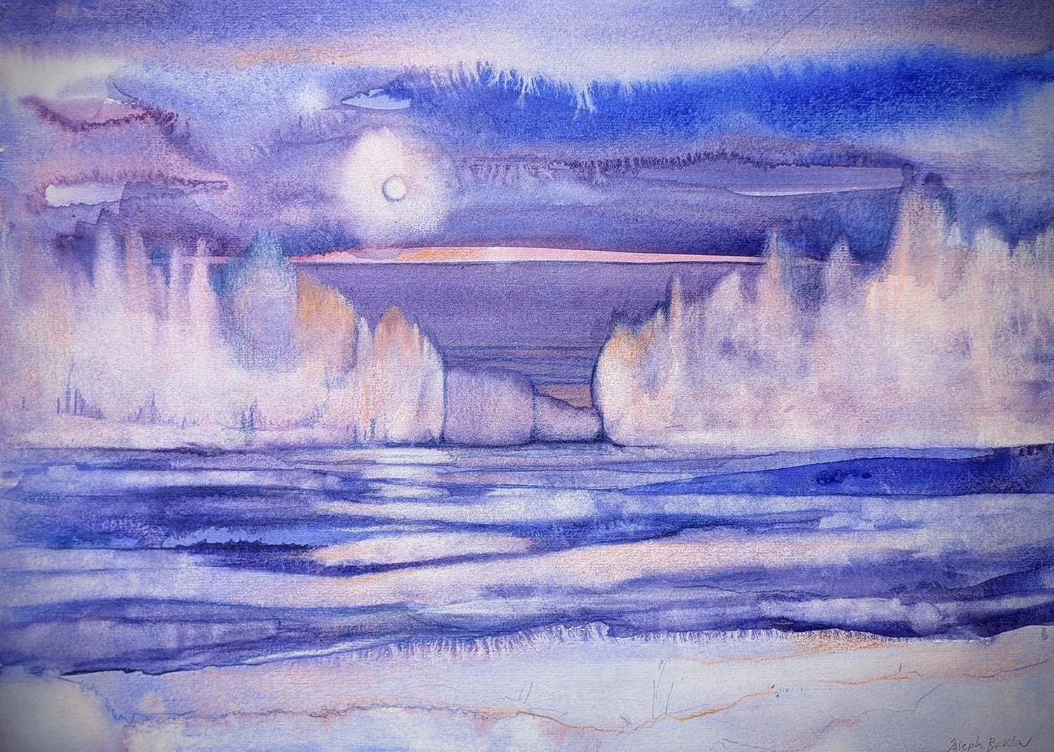Winter Journal XV • Watercolour on Paper • 30 x 42 cm. 2026..