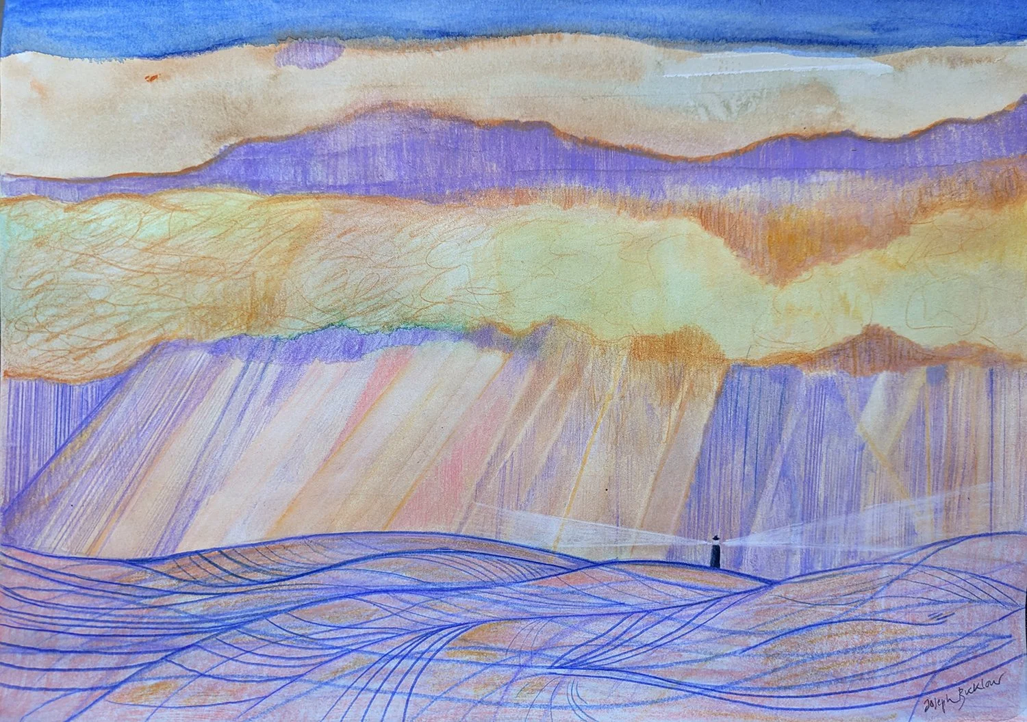 Farne Island • Watercolour and Pencil on Paper • 30 x 42 cm.