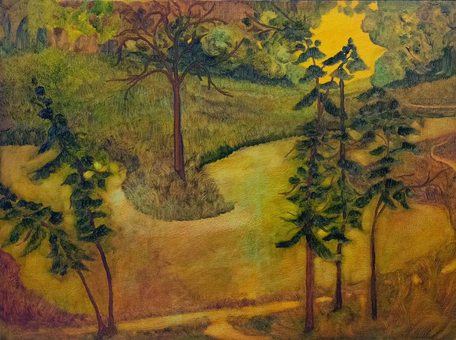 The Short, Still Day • Oil on Board • 30 x 39.5cm. Oct 2026. 
