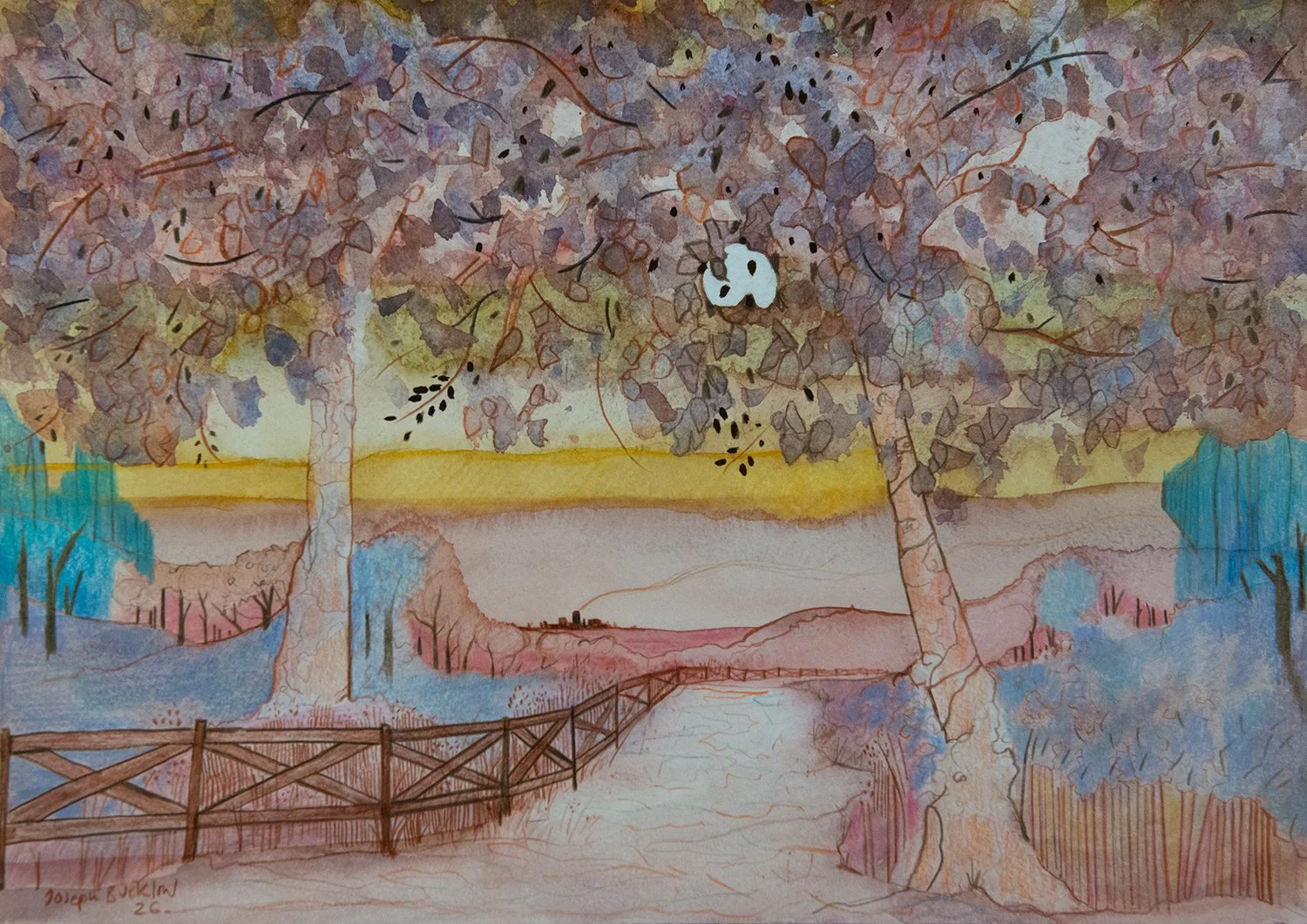 Autumn Journal 38 • Watercolour on Paper • 30 x 42 cm. Sept 2026. 