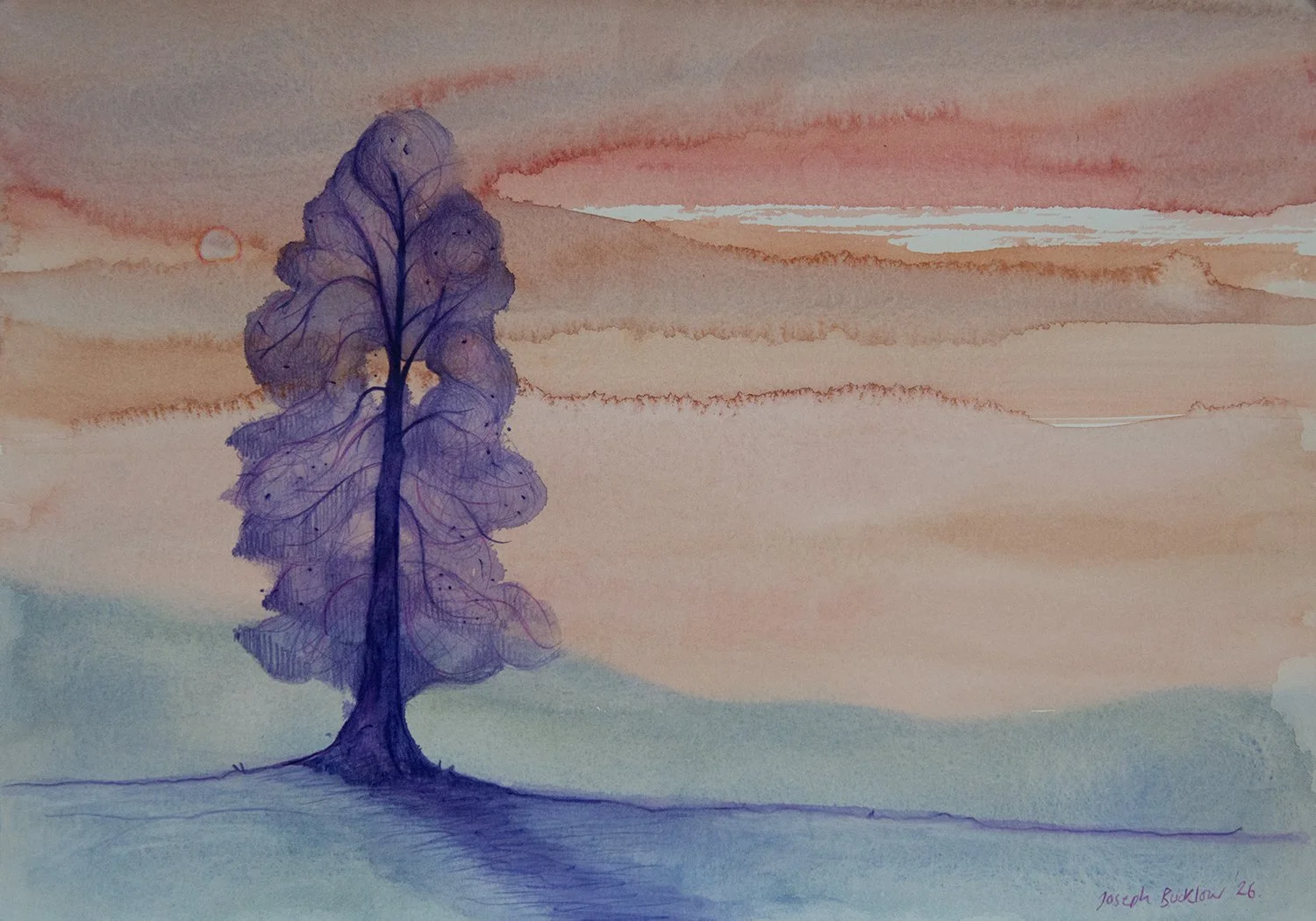 Autumn journal XXV • Watercolour on Paper • 30 x 42 cm. Sept 2026.