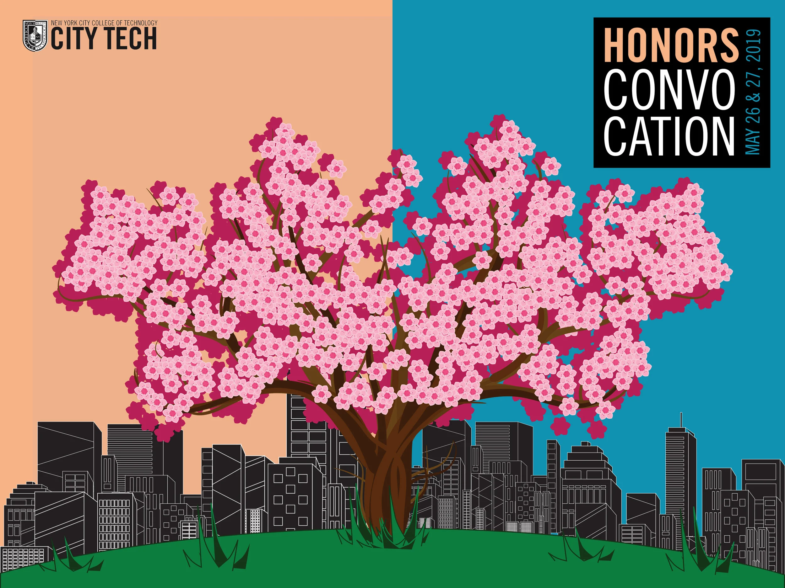 HONORS CONVOCATION AND COMMENCEMENT COVER DESIGN — Nelya