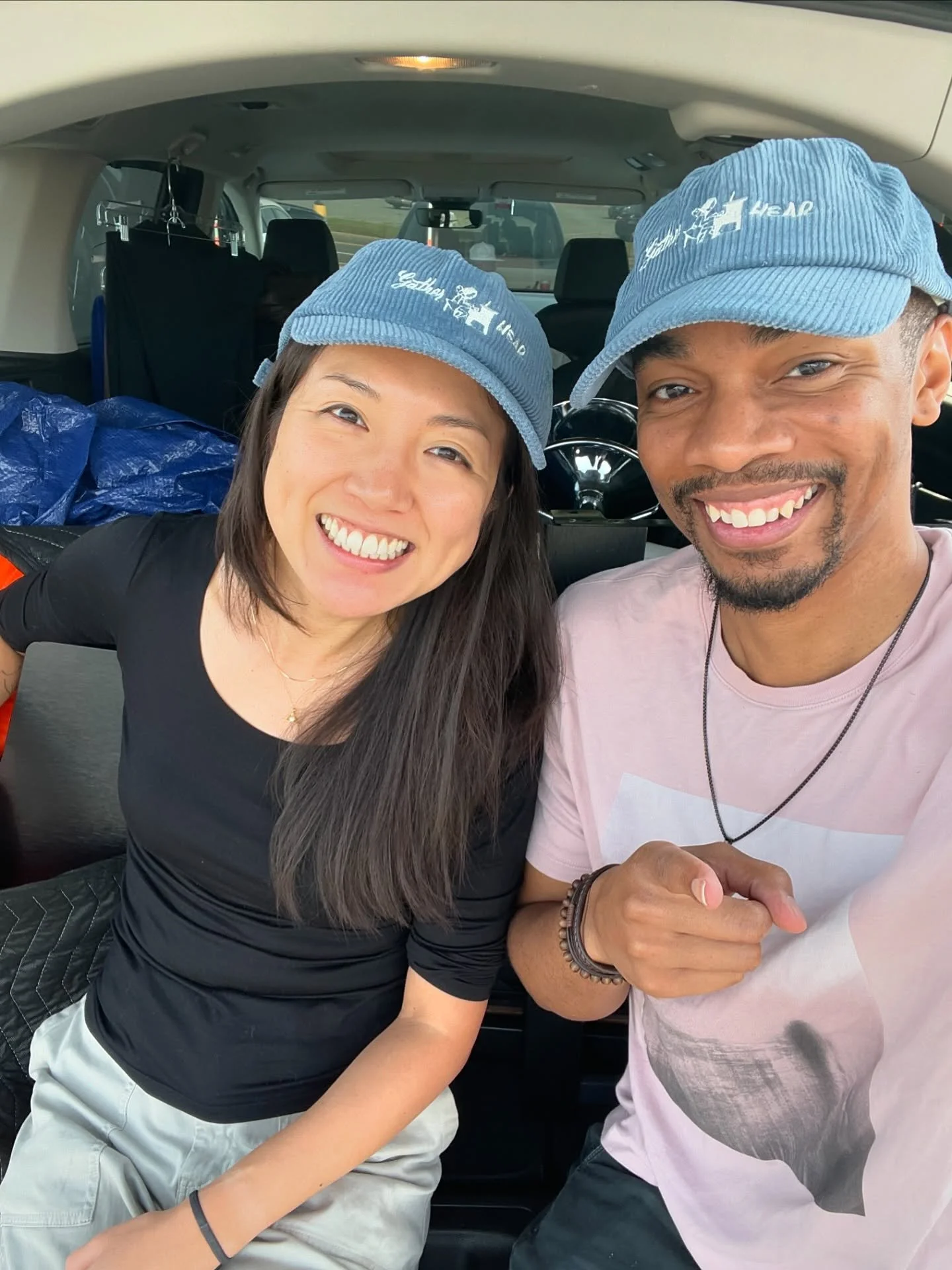 We picked up a @masterchristopher_ in Philly, piano is loaded, and we’re officially on our way to GATHER HEAR NORTH CAROLINA!!!!! Woooooooo see you soon