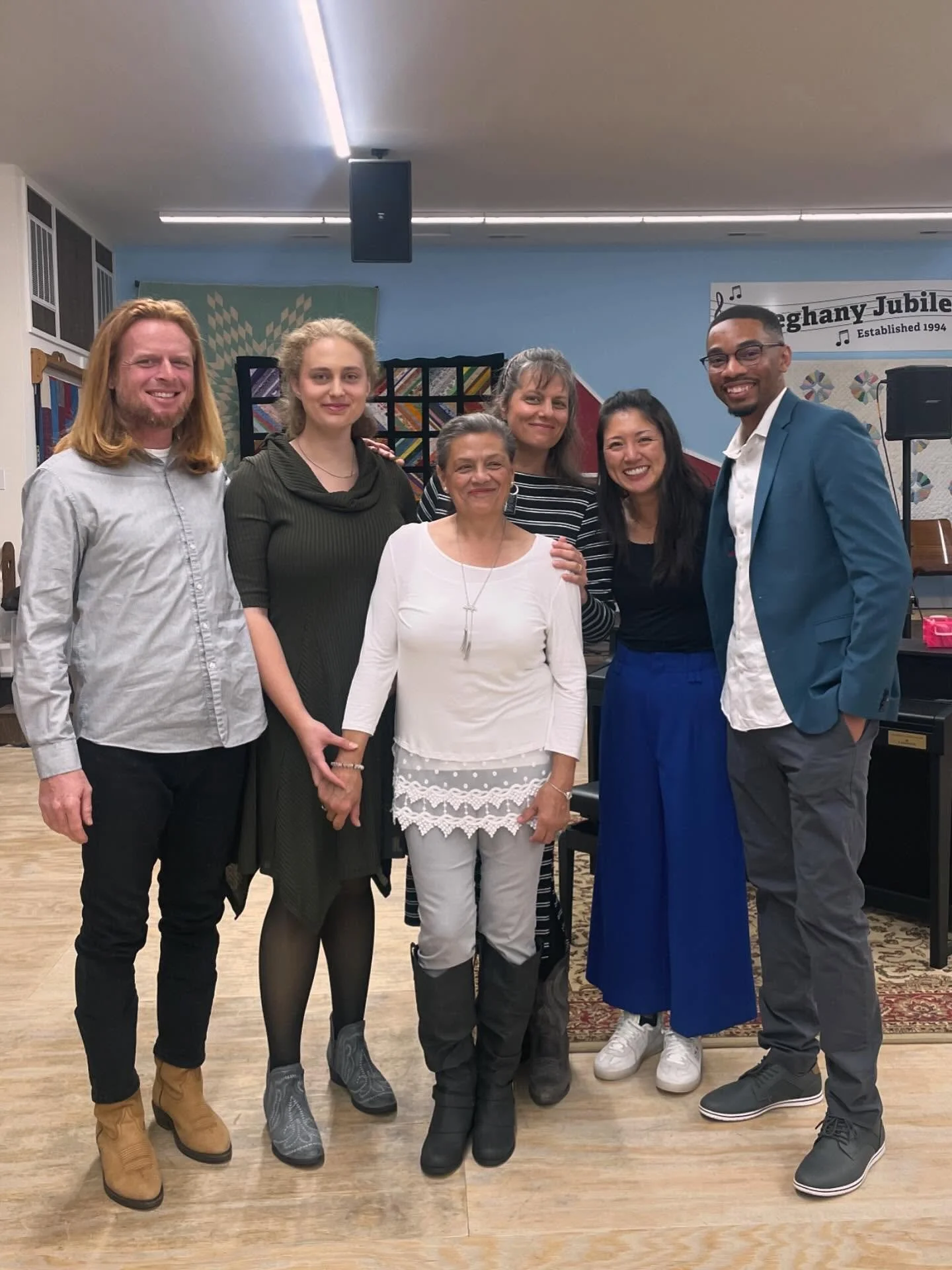 Pics we took with audience members! These are great because they help us remember the lovely conversations we had, and put voices and faces to stories that stay with us&hellip;I wish there were more pics!

#gatherhear #gatherhearnorthcarolina