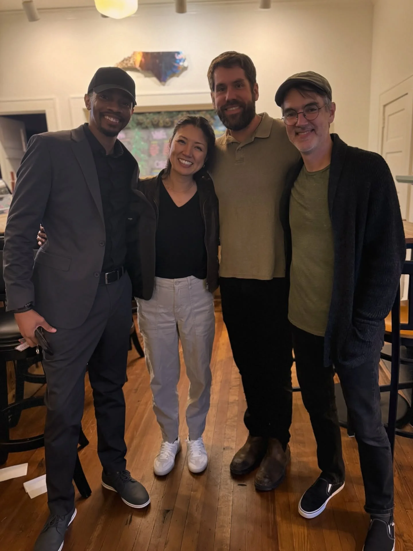 The fourth concert of Gather Hear North Carolina was in Rocky Mount, birthplace of Thelonious Monk. Our venue was in the Rocky Mount Mills. Built in 1816, it was the second cotton mill of North Carolina, a huge factory that used exclusively Black lab