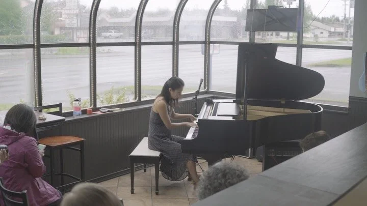 We are saddened to hear that Odie&rsquo;s Deli in Soldotna, Alaska is closing. Our concert at Odie&rsquo;s in 2017 was one of Gather Hear&rsquo;s first ever (#6 out of 106 to date!). Then-owner @meganinalaska was actually one of the very first people