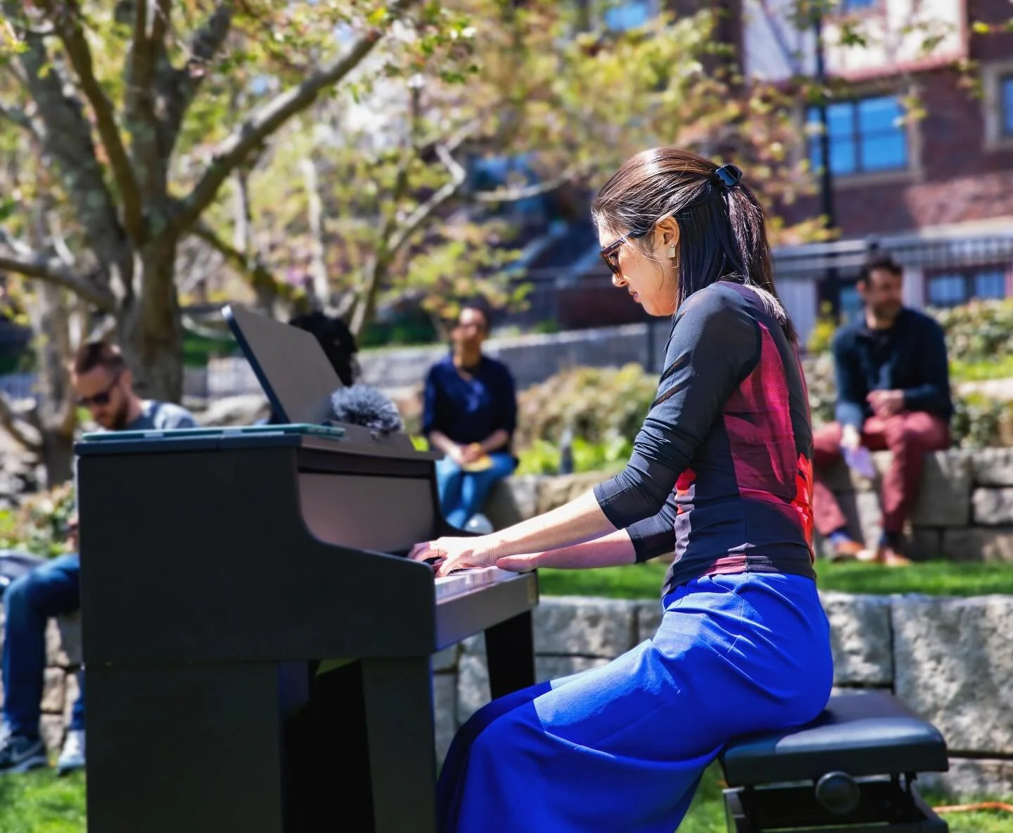 As the Boston College campus sizzled with nervous energy in the hour preceding the start of finals week, we invited passers-by for a moment of reflection at our concert. 

Gather Hear Prison Project x Boston College Prison Education Program presented