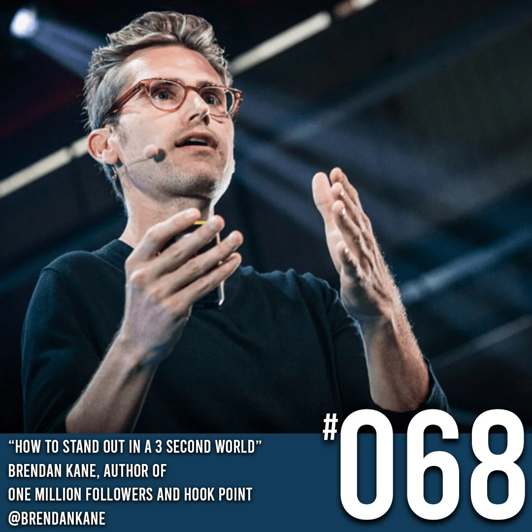 COMING CLEAN PODCAST SEASON 2 - EPISODE 68  Brendan Kane, author of  One Million Followers and Hook Point, "How to Stand Out in a 3 Second World"