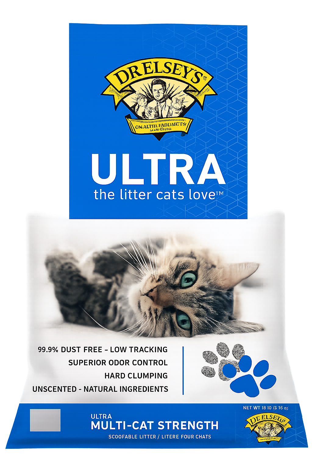 Dr. Elsey's Ultra UnScented Clumping Clay Cat Litter