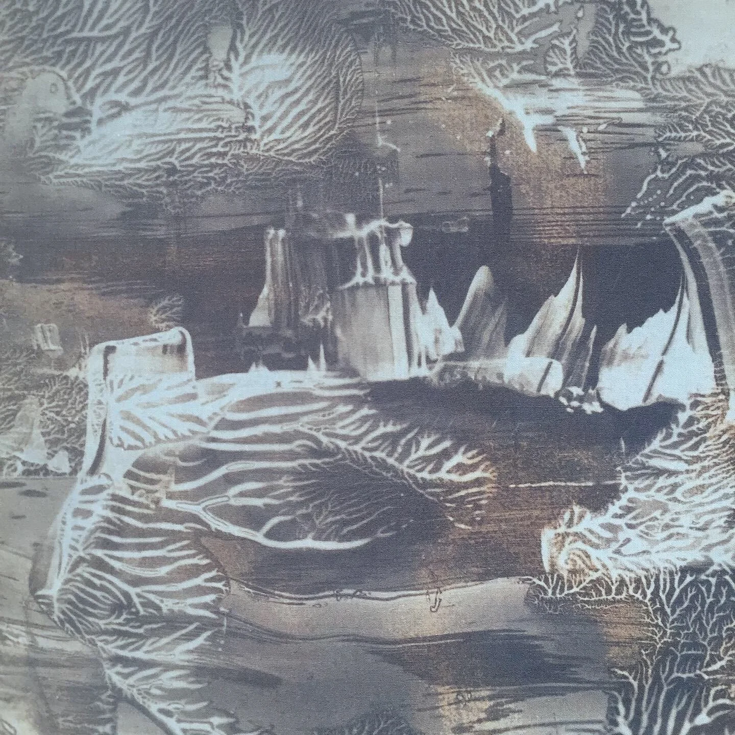  Storm  UV dye on cotton 