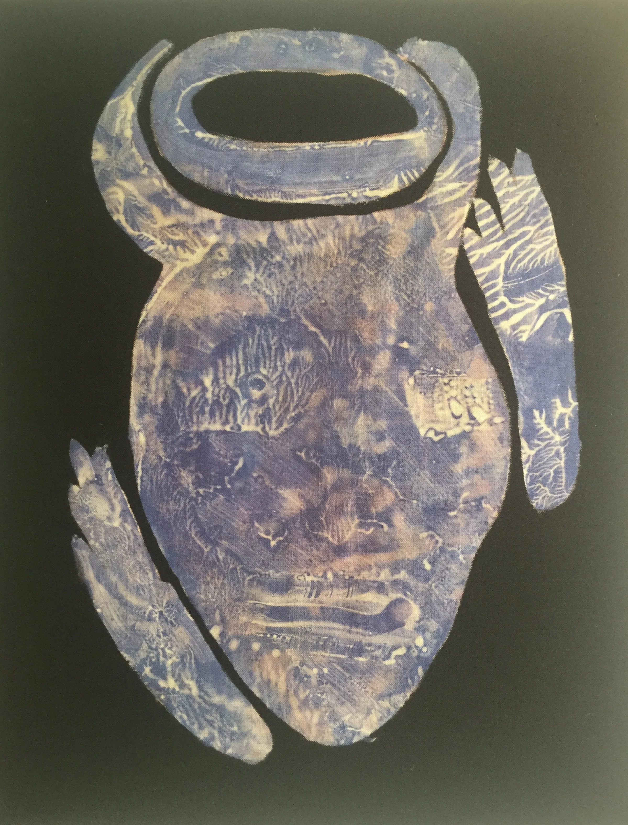  Angel  UV dye on cotton 