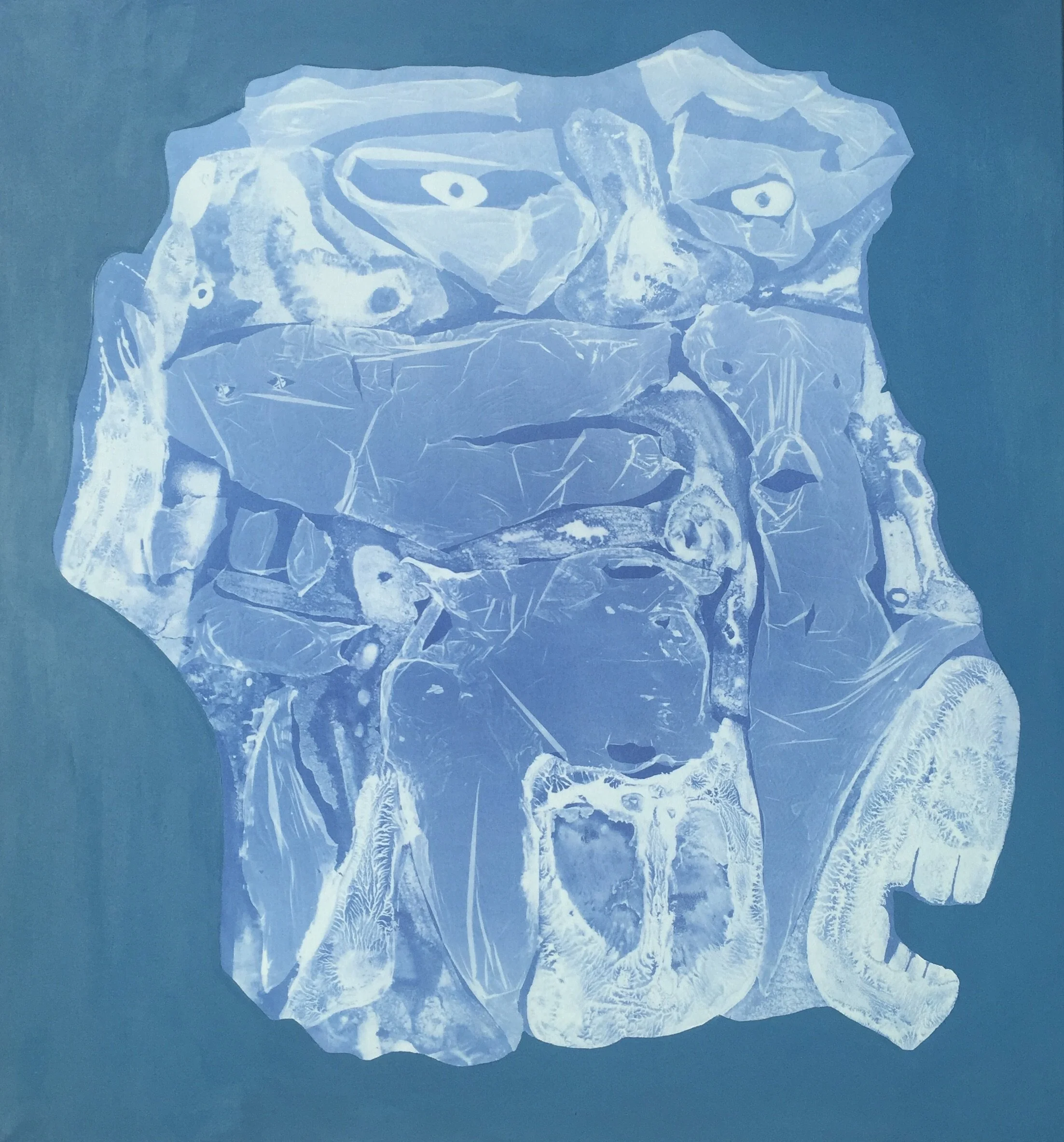  Guardian  UV dye and acrylic on cotton 